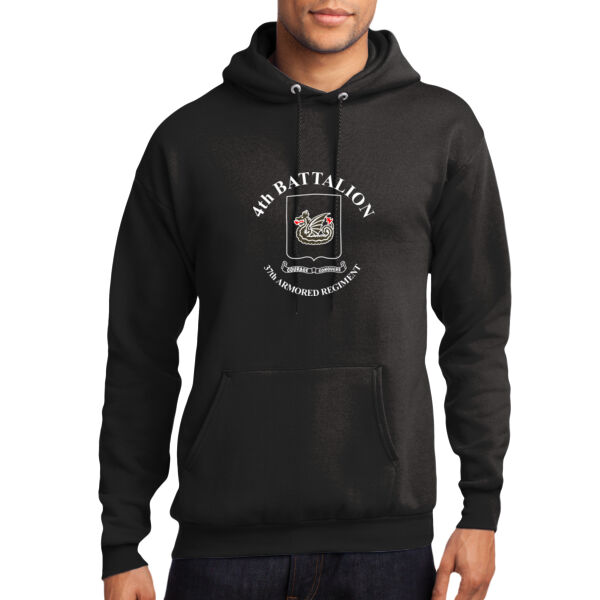4th Battalion 37 Armored Regiment on a Port & Company - Core Fleece Pullover Hooded Sweatshirt Thumbnail