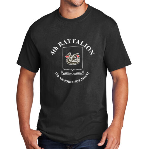 4th Battalion 37 Armored Regiment on a Port & Company - Core Cotton Tee Thumbnail