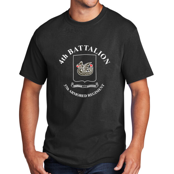 4th Battalion 37 Armored Regiment on a Port & Company - Core Cotton Tee Thumbnail